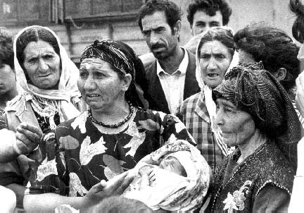 Azerbaijani refugees from Karabakh