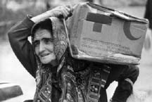Azerbaijani refugee woman