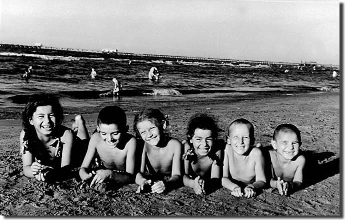 Baku kindergartners at Buzovna, Absheron, 1954.