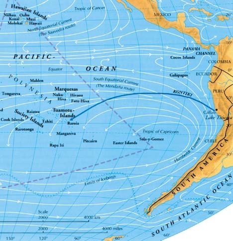 Ocean Currents that enabled early man to migrant oceans