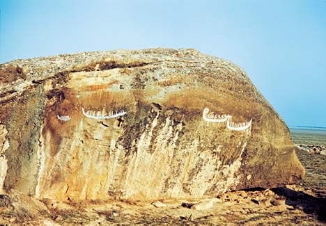 Gobustan Rock Paintings - near Baku Azerbaijan