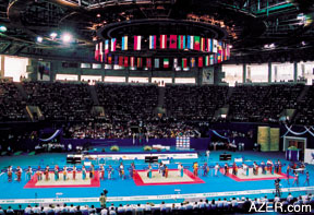 Baku's Sports and Exhibition Center provided the arena for 50 international athletes to compete in the World Cup this past August.