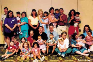 The Second Annual Reunion - "Celebrating Our Families" - which took place July 2003 in Kansas City for families who had adopted children from Azerbaijan.
