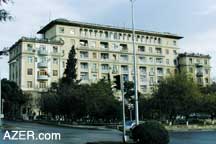 The Artists' House in Baku designed by Senchikin and built on Stalin's orders after hearing the opera, Koroghlu.