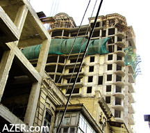 Construction in Baku