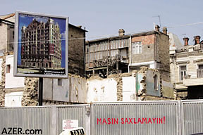 Construction in Baku