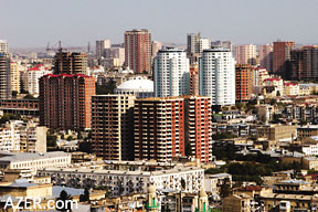 Construction in Baku