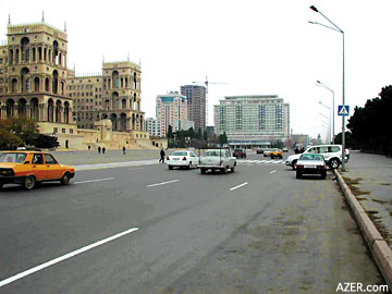 Azadlig Meydani, Azadlig Square, Freedom Square in Baku
