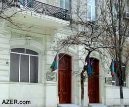 Entrance to NKVD building today. Photos: January snow, 2006.