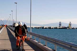 Jetty of the Ceyhan Marine Terminal. Photo: BP