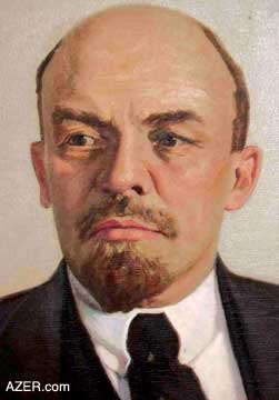 Portrait of Lenin by Azerbaijani artist Alakbar Rezaguliyev (1903-1974), who spent nearly 25 years of his life in prison, wrongfully charged. He was sentenced on three different occasions. For more of his works and biography, search at AZER.com. (Oil on canvas, 1970). Photo: Anne VIsser, Holland. 