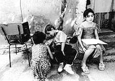 Azerbaijani refugee girl Lamiya