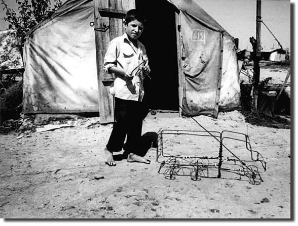 Refugee kid in Azerbaijan